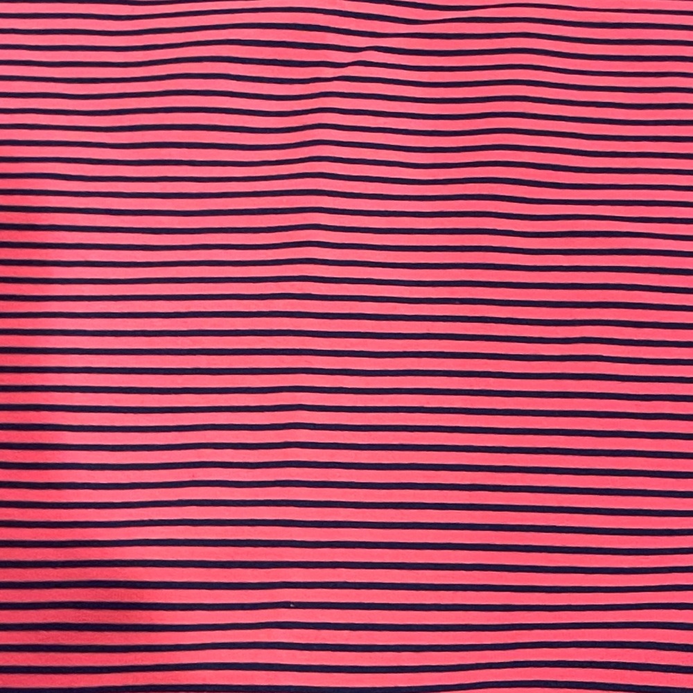 Lululemon women’s pink with navy stripes cool razorback tank top - Picture 2 of 6